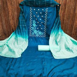 Lilots Embroidered Unstitched Dress Material-image-66