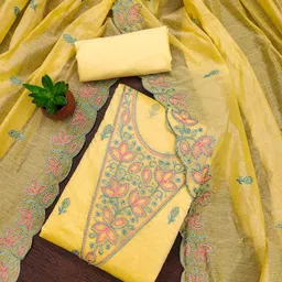 HMP Fashion Embroidered Unstitched Dress Material-image-34