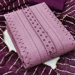 KALINI Ethnic Motifs Embroidered Unstitched Dress Material-image-94