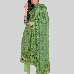TAVAS Floral Printed Unstitched Dress Material-image-86