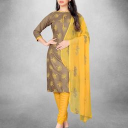 KALINI Printed Unstitched Dress Material-image-32