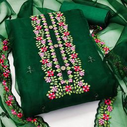 SHADOW & SAINING Embroidered Unstitched Dress Material-image-45