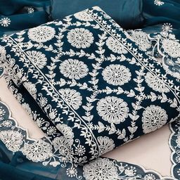 SHADOW & SAINING Embroidered Unstitched Dress Material-image-41