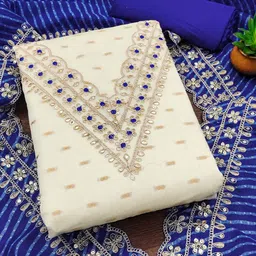 HMP Fashion Embroidered Unstitched Dress Material-image-45