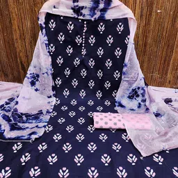 Lilots Floral Printed Unstitched Dress Material-image-92