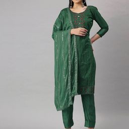 MANVAA Embroidered Unstitched Dress Material-image-93