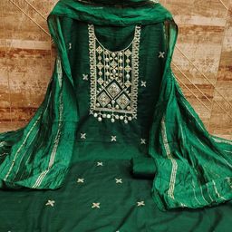 MANVAA Embellished Unstitched Dress Material-picture-17