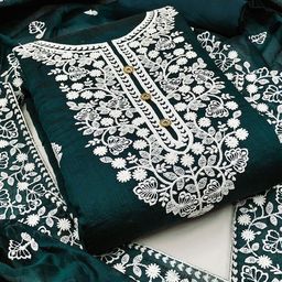 SHADOW & SAINING Embroidered Unstitched Dress Material-image-35
