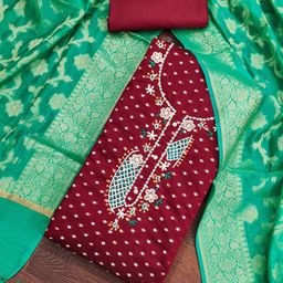 KALINI Unstitched Dress Material-image-89