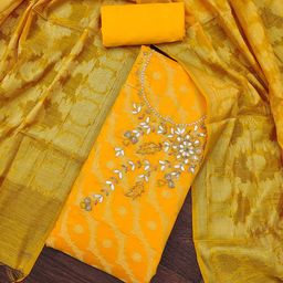 KALINI Unstitched Dress Material-image-95