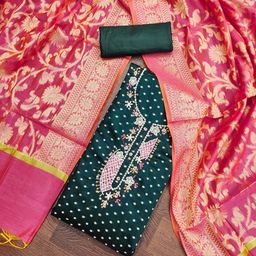 KALINI Unstitched Dress Material-image-93