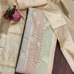 KALINI Unstitched Dress Material-image-106