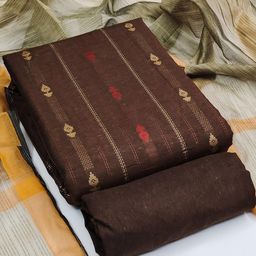 KALINI Ethnic Motifs Woven Design Zari Unstitched Dress Material-image-101