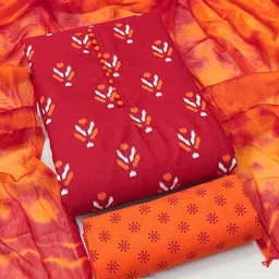 KALINI Ethnic Motif  Printed Unstitched Dress Material-image-25