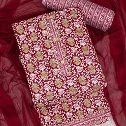 Panzora Printed Unstitched Dress Material-picture-17