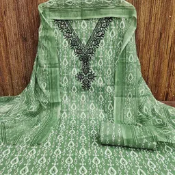KALINI Printed Pure Cotton Unstitched Dress Material-image-73