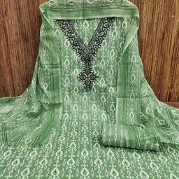 KALINI Printed Pure Cotton Unstitched Dress Material-image-60