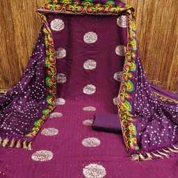 KALINI Unstitched Dress Material-image-77