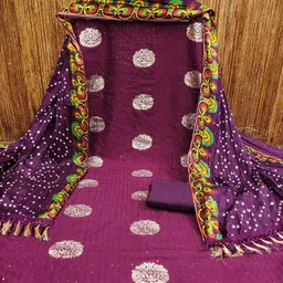 Panzora Unstitched Dress Material-image-7