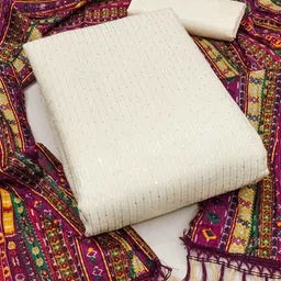 KALINI Embroidered Unstitched Dress Material-image-91