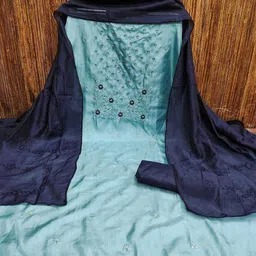 KALINI Embroidered Unstitched Dress Material-image-93