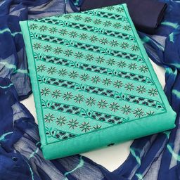 Panzora Embroidered Unstitched Dress Material-image-76