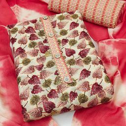 Peachmode Printed Unstitched Dress Material-picture-15