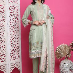 Stylee LIFESTYLE Printed Unstitched Dress Material-image-35