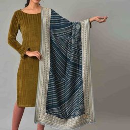 AURELIA Bandhani Woven Design Shawl-45