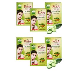ROSA Set Of 6 Cucumber Face Pack - 25gm Each image 1