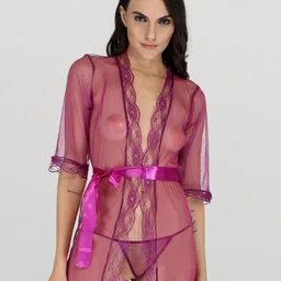 EZLOOT Sheer Net Baby Doll-picture-7