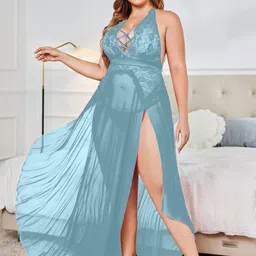 FIMBUL Self Designed Net Baby Doll-0
