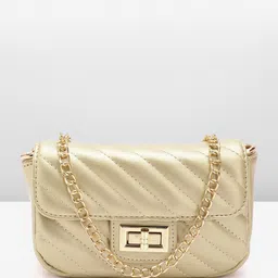 Lino Perros Structured Sling Bag with Quilted Detail-71