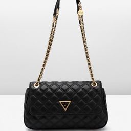 GUESS Women Textured Structured Sling Bag with Quilted Detail-image-59