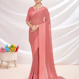 Mitera Embellished Saree With Blouse Piece-image-15