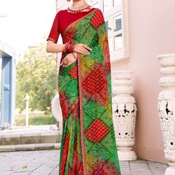 Anouk Ethnic Motifs Printed Saree-39