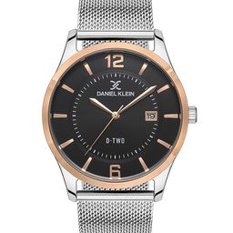 Daniel Klein D-Two Men Black Dial & Silver Toned Straps Analogue Watch DK 1 13309-5_OR-image-63