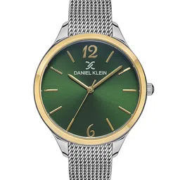 Daniel Klein Fiord Women Green Dial & Silver Toned Strap Analogue Watch DK.1.13237-6-image-78