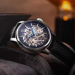 EARNSHAW Men Skeleton Bracelet Style Analogue Automatic Motion Powered Watch-ES-8290-01-image-34