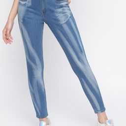 TALES & STORIES Women Blue Skinny Fit Light Fade Stretchable Jeans-picture-29