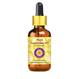 Deve Herbes Natural Therapeutic Grade Pure Cucumber Oil with Glass Dropper 100ml-image-27