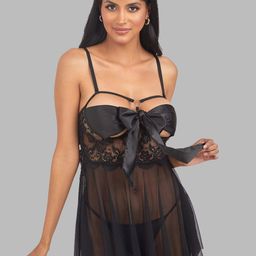 KRENOZ Shoulder Strap Net Baby Doll-image-51
