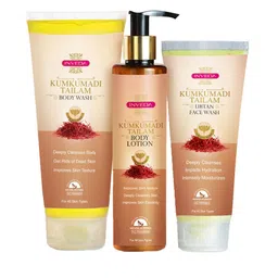 Inveda Kumkumadi Tailam Set Of 3 Face & Body Kit-500ml Each-picture-39