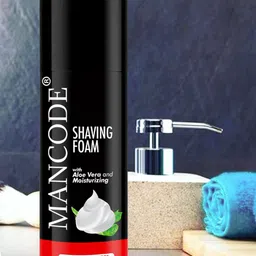 MANCODE Shaving Foam With Aloevera & Moisturizing - 500ml image 4
