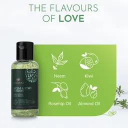 KELESTA Set of 2 Organic Neem & Kiwi Fusion Acne Control Face Washes - 50ml each image 3