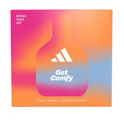Adidas Vibes Get Comfy Gift Set With Eau De Parfum 100ml + 30ml & Shower Gel - 100ml image 3