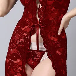Aamarsh Self Design Net Baby Doll image 2