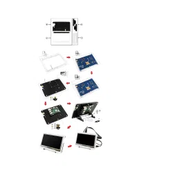 Acrylic Case for 7-Inch Display and Raspberry Pi image 4