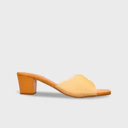 GLAMZKART Open Toe Block Heels image 4