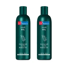 Dr. Batras Set Of 2 Hair Oil With Jojoba & Brahmi Oil - 200 ml Each-18